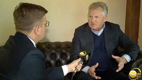 Kwaśniewski w Davos o sytuacji w Polsce i migracji