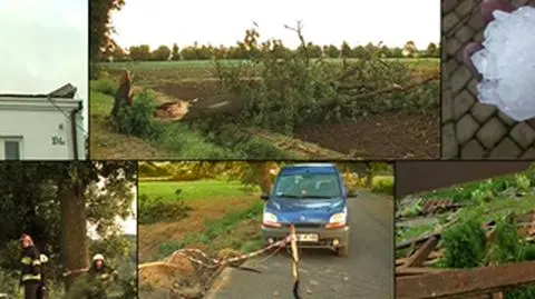 Dwie osoby ranne, 300 zerwanych dachów. Problemy na drogach i torach