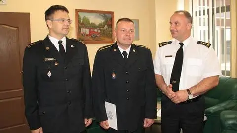 Strażak z Zielonej Góry po służbie uratował nieprzytomnego mężczyzny