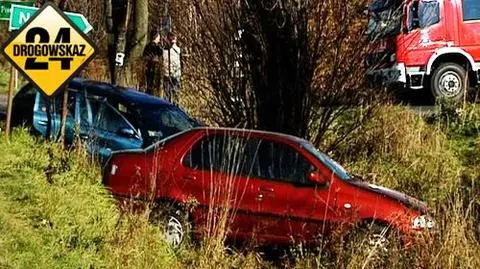 Nie ustąpił pierwszeństwa, skończył w rowie