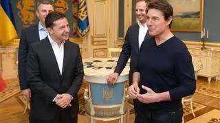 Tom Cruise przyleciał do Kijowa na zaproszenie prezydenta Wołodymyra Zełenskiego