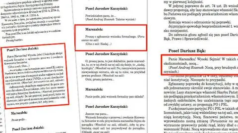 Stenogramy z posiedzenia Sejmu. Kto krzyczał: "siadaj, kurduplu!"?