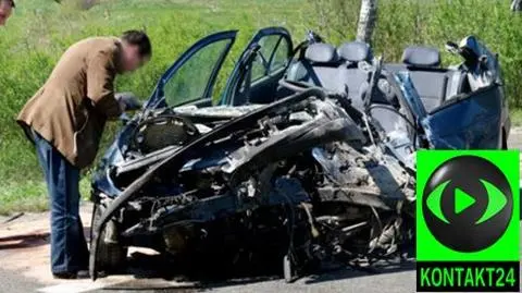 Wjechała pod tira. Nie miała szans