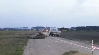 Na drodze zmieści się teraz tylko jeden samochód