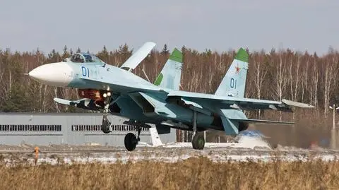 Su-27 runął na ziemię. Pilot przeżył