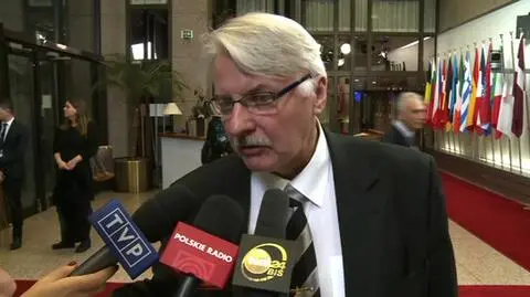 Witold Waszczykowski pojechał w poniedziałek do Brukseli 