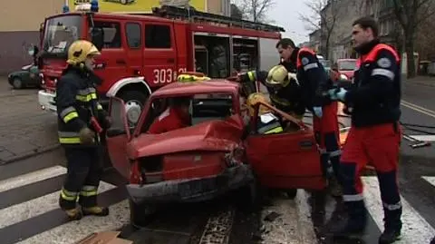 Wypadek w Łodzi