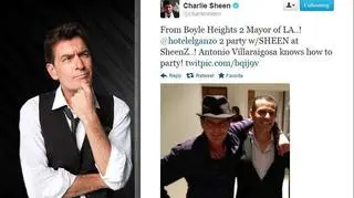 Na swoim Twitterze Charlie Sheen zamieścił przeprosiny po piątkowym incydencie w Meksyku, a także swoje zdjęcie w towarzystwie burmistrza Los Angeles