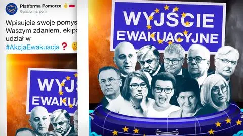#AkcjaEwakuacja w mediach społecznościowych: komentarze list PiS do PE
