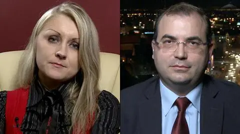 Małgorzata Marenin i Andrzej Jaworski byli gośćmi TVN 24