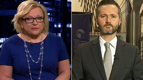 Beata Kempa i Jarosław Wałęsa w "Kropce nad i"