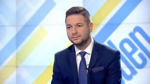 Wiceminister sprawiedliwości Patryk Jaki w "Jeden na jeden"