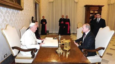 Włoskie media: audiencja u papieża pokaże, że Putin nie jest izolowany