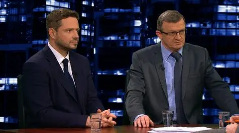 Rafał Trzaskowski i Tadeusz Cymański byli gośćmi "Kropki nad i"