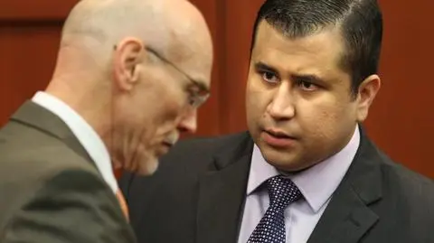 George Zimmerman (po prawej) zastrzelił 17-letniego chłopca