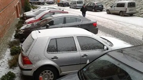 Pierwszy śnieg nad morzem