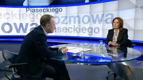 Małgorzata Kidawa-Błońska w "Rozmowie Piaseckiego"