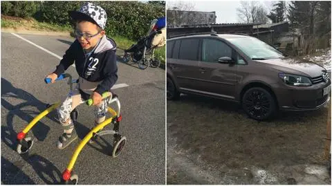 Ktoś ukradł samochód, w środku był sprzęt niepełnosprawnego 7-latka