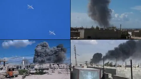 Nagranie mające pokazywać rosyjskie samoloty w Syrii
