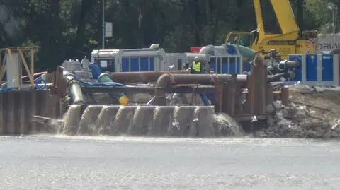 Waste is yet again flowing into the Vistula. This time it&#039;s due to rainfall (video from August 31)