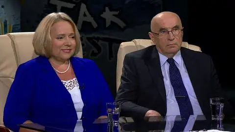 Wanda Nowicka i Marian Piłka w Tak Jest