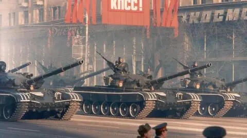 Radzieckie czołgi T-72 były uznawane za bardzo groźnego przeciwnika