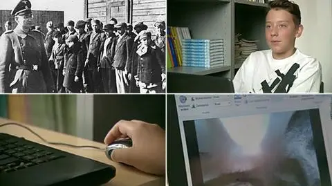 13-latek robi film o hitlerowskim obozie. 
"Chcę uczyć kolegów, bo nie czytają książek"