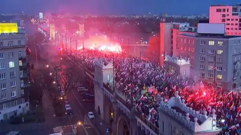 Kobiety ukarane za blokowanie marszu narodowców