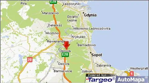 Laweta wjechała w barierki na obwodnicy Trójmiasta