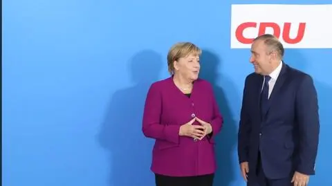 Civic Platform&#039;s leader Grzegorz Schetyna has met with German Chancellor Angela Merkel
