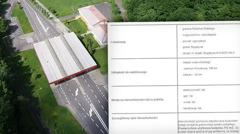 Bogatynia: przejście graniczne między Polską a Czechami na sprzedaż
