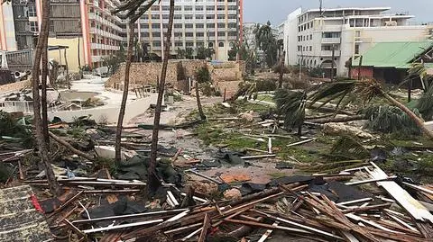 Huragan uderzył w Sint Maarten