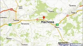 Wypadek nastapił w pobliżu miejscowości Machowa