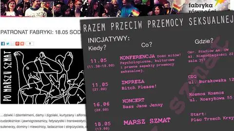 Zaproszenie, o którym mówiła posłanka było na imprezę po marszu a nie na sam marsz