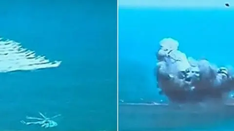 Iran: ostrzelali makietę amerykańskiego lotniskowca