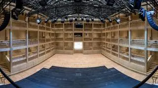 Widok ze sceny Teatru Szekspirowskiego 