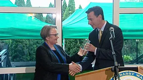 Nagroda z rąk ambasadora USA 