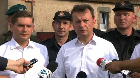 Błaszczak i Kownacki odwiedzają miejscowości dotknięte przez nawałnicę