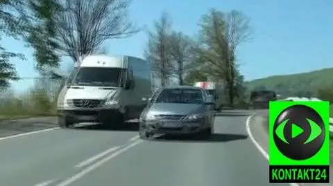 "Idzie na czołówkę". O włos od tragedii