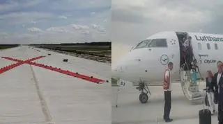 Dodatkowe oznakowanie budowanego pasa startowego