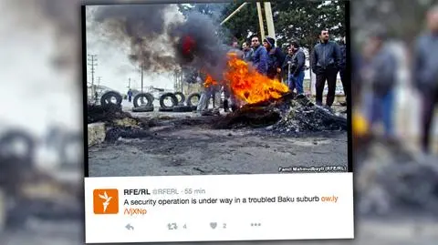 Akcja w szyickiej wiosce Nardaran w pobliżu Baku