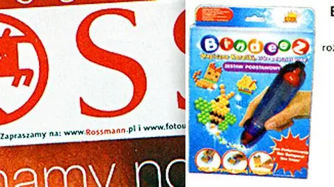 Trujące koraliki promowane przez Rossmanna