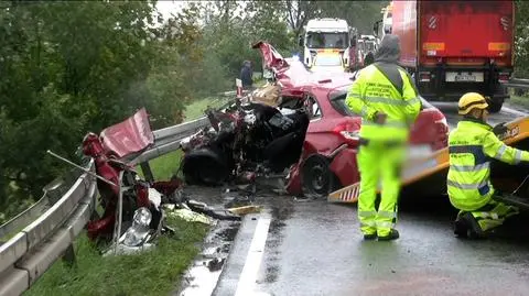 Wypadek na trasie Opole-Zawada. Jedna osoba nie żyje