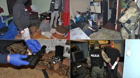 Funkcjonariusze znaleźli też nielegalną broń i amunicję