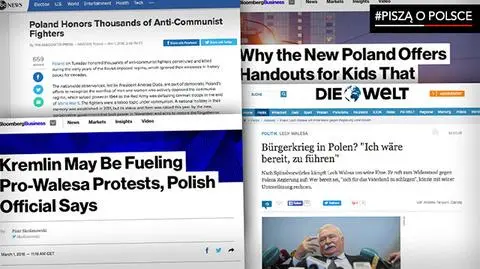 Bloomberg pisze, jak PiS zdobywa pieniędzmi poparcie Polaków