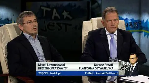 Marek Lewandowski i Dariusz Rosati w Tak Jest
