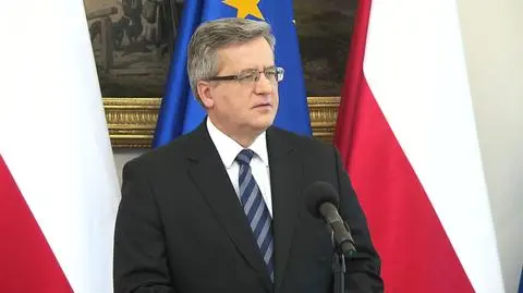 Bronisław Komorowski komentuje raport ws. więzień CIA