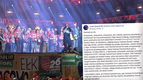 Owsiak sugeruje wycofanie się z Pol'and'Rock Festival