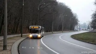 1,5 km ma pierwszy uruchomiony bus pas w Gdyni na ulicy Kieleckiej