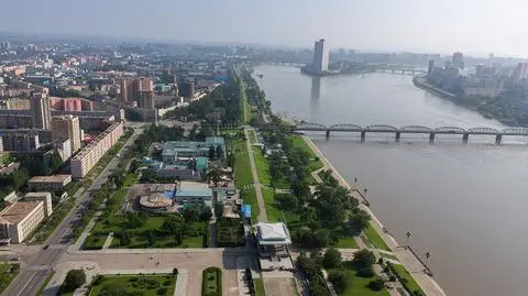 Pjongjang z lotu ptaka. Departament Stanu USA ogłosił zakaz podróżowania do Korei Północnej
